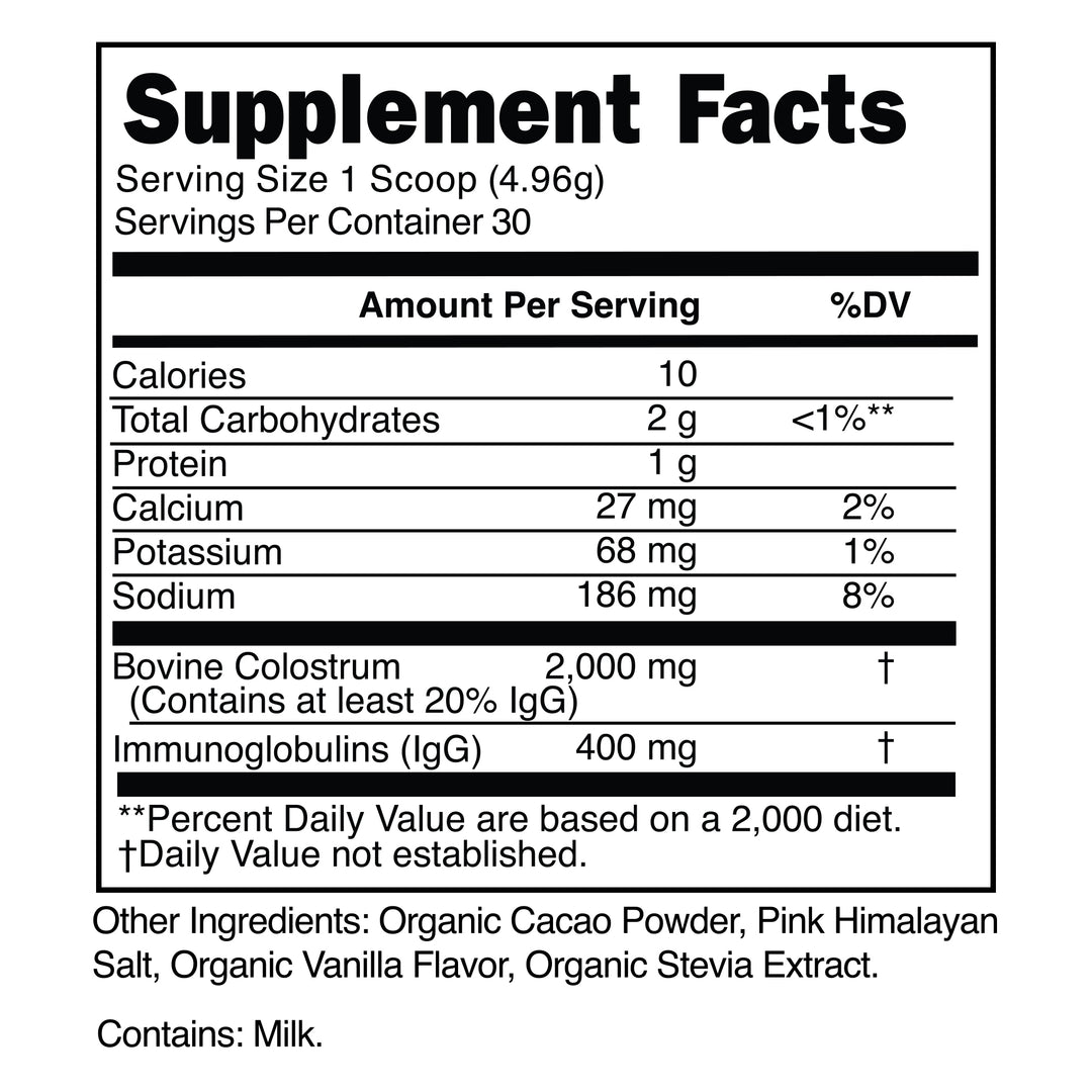 Hot Cocoa Colostrum