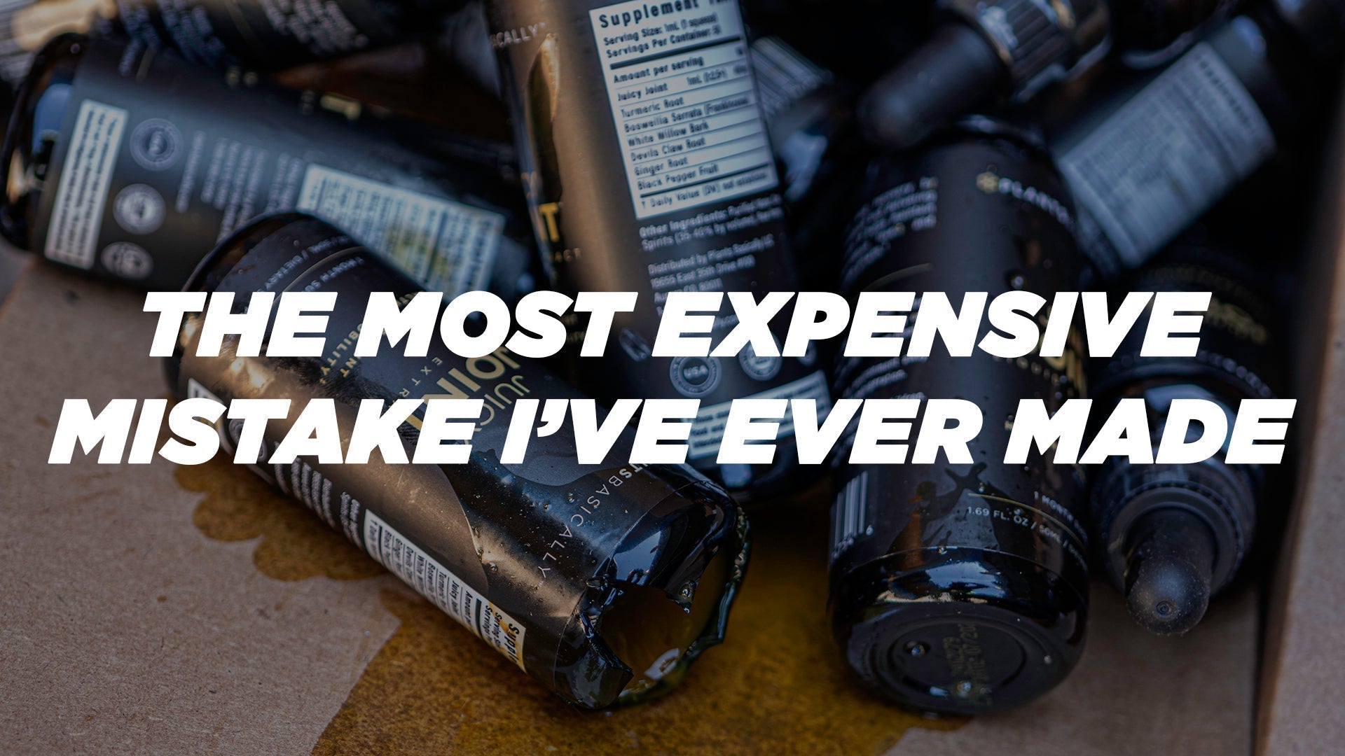 The Most Expensive Mistake I’ve Ever Made…