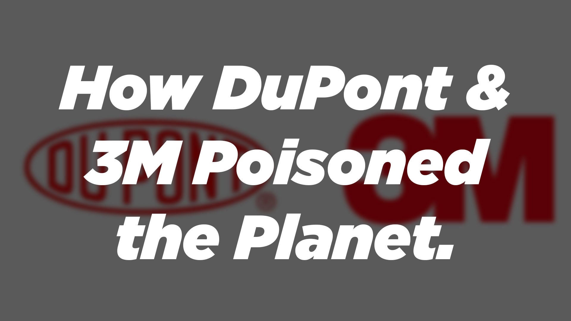 The Truth About PFAS “Forever Chemicals”