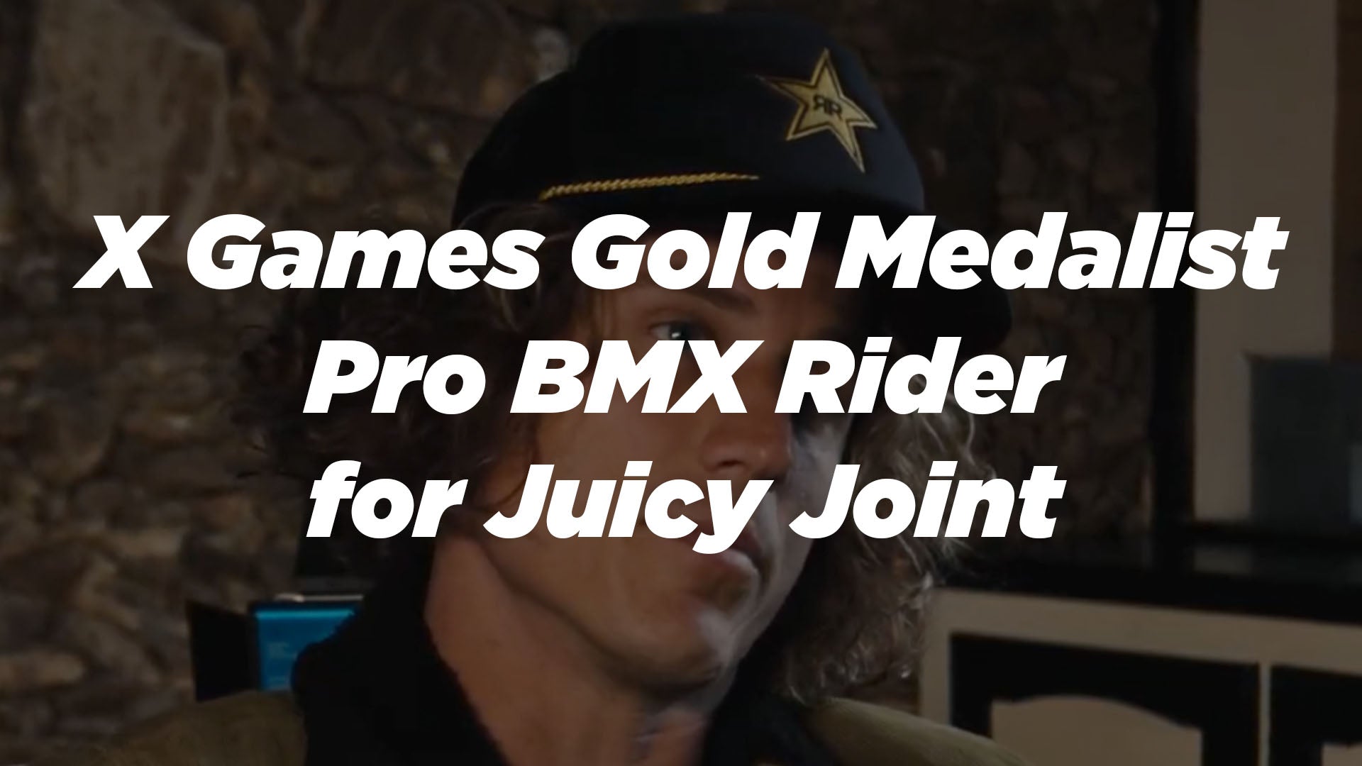 Pro BMX Rider X Games Gold Medalist Dennis Enarson for Juicy Joint