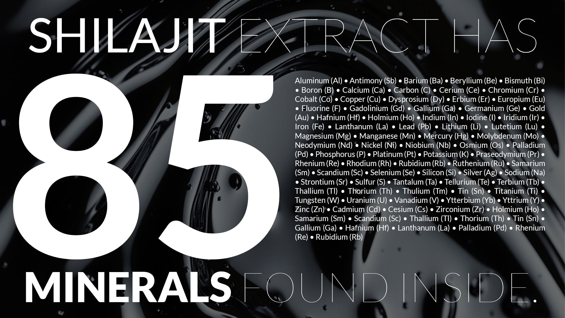 A Complete List of 85+ Minerals Found in Shilajit — and What They Do for Your Body